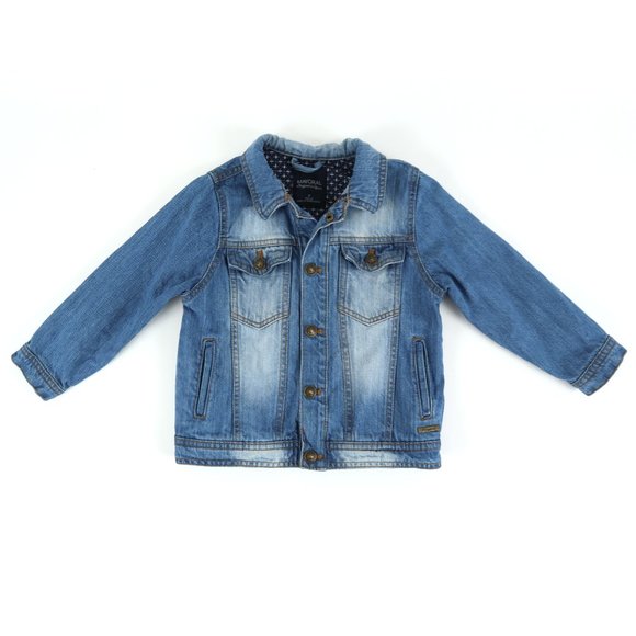 MAYORAL denim jacket, boy's size 4 - Picture 1 of 4